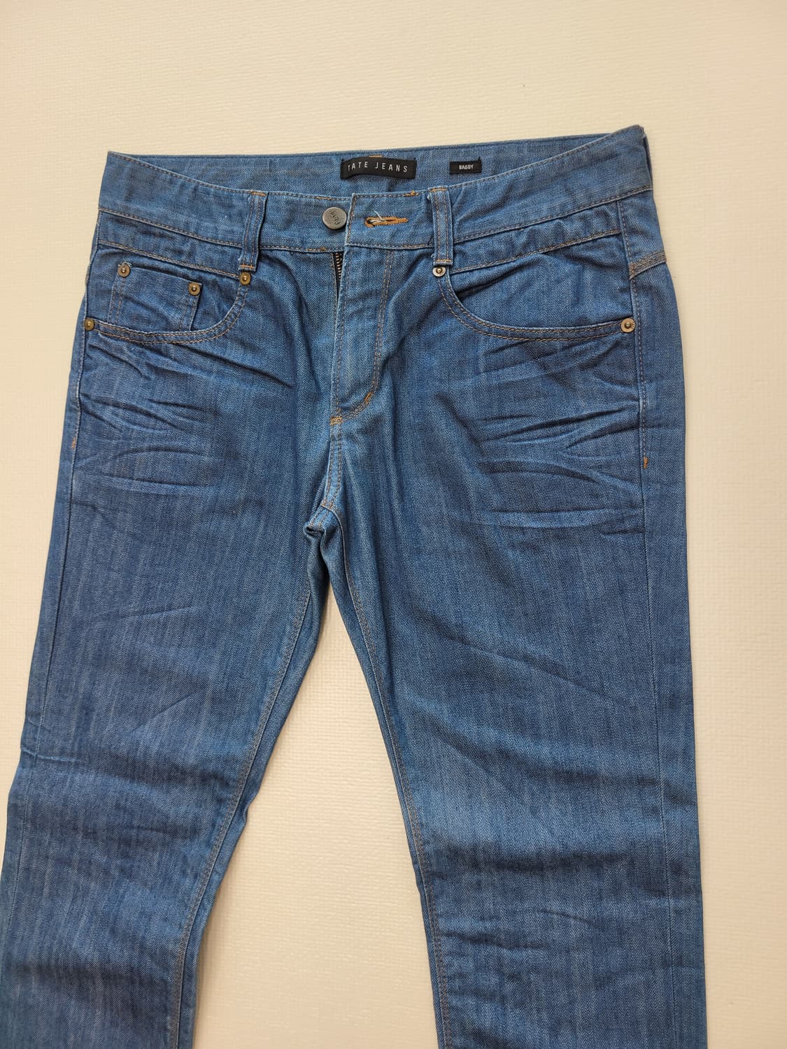 테이트 TATE 남자 엠보 청바지 32 오션블루 상품이미지3