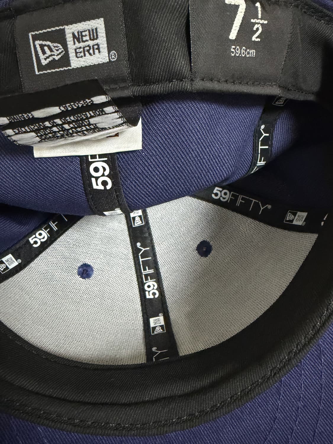 [뉴에라] 59FIFTY MLB 어센틱 뉴욕 양키스 게임 네이비 사이즈캡 상품이미지2