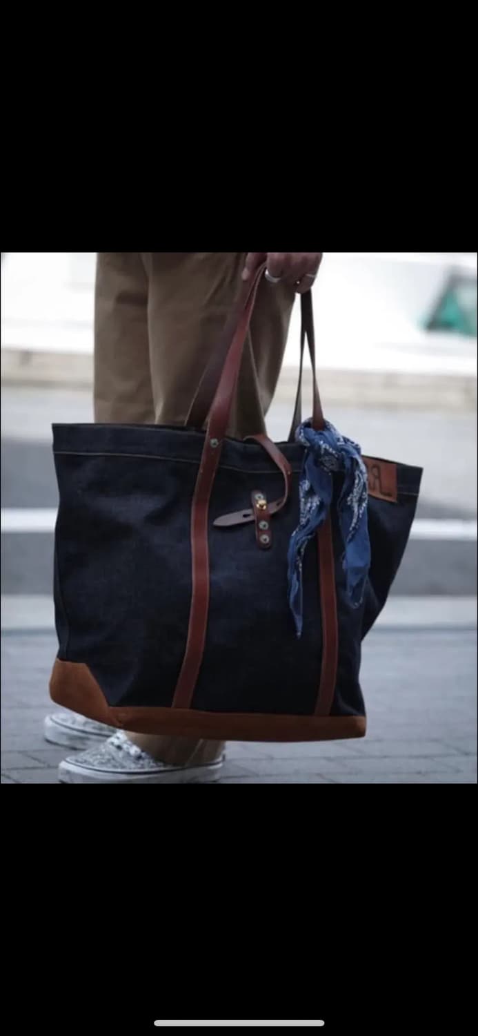 더블알엘 데님 토트백/숄더백/쇼퍼백 OS 상품이미지9