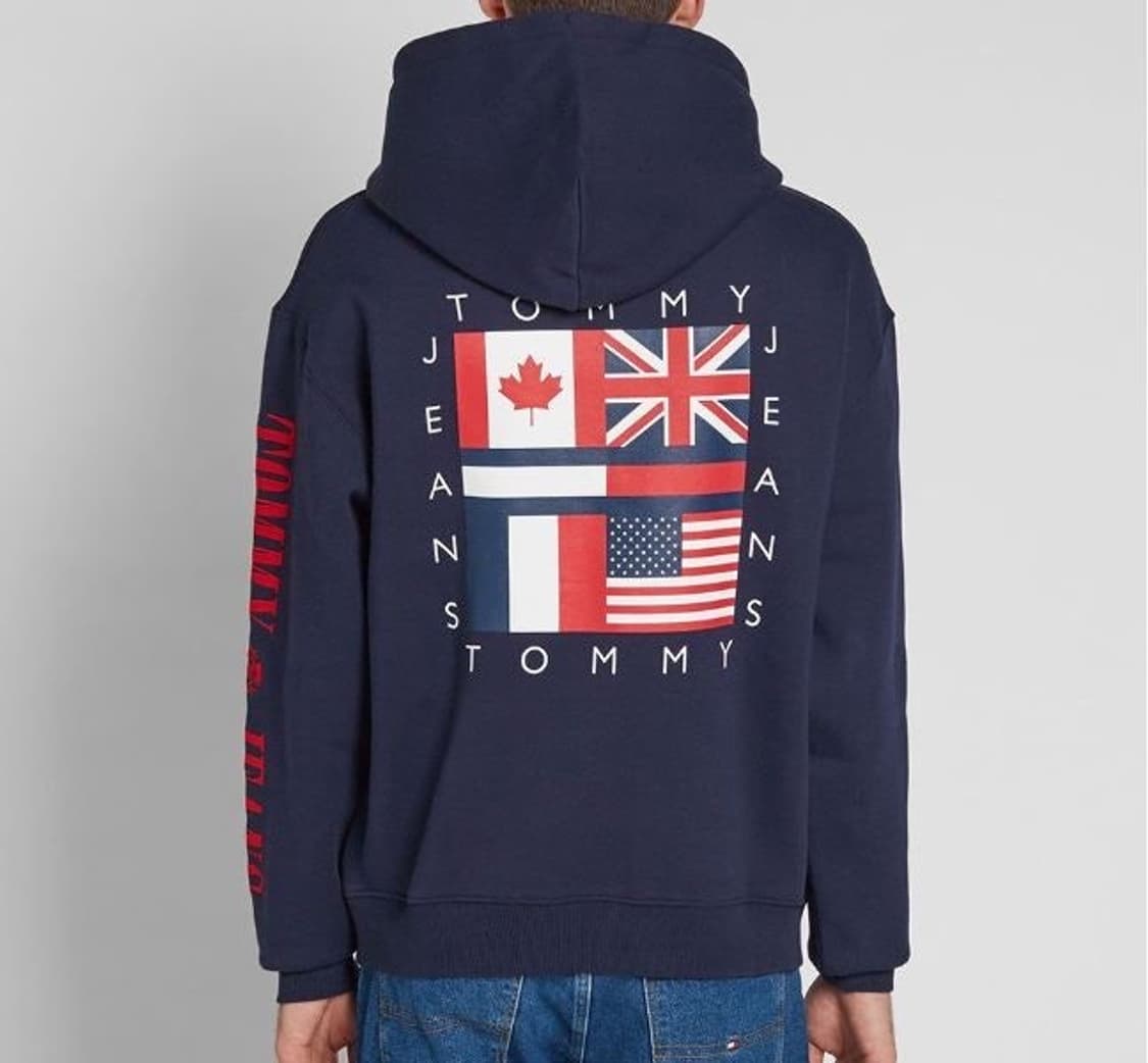타미힐피거 만국기 후드티 상품이미지1