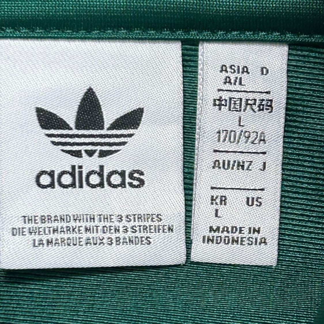 ADIDAS 아디컬러 클래식 루즈 파이어버드 트랙탑 그린 L 상품이미지5