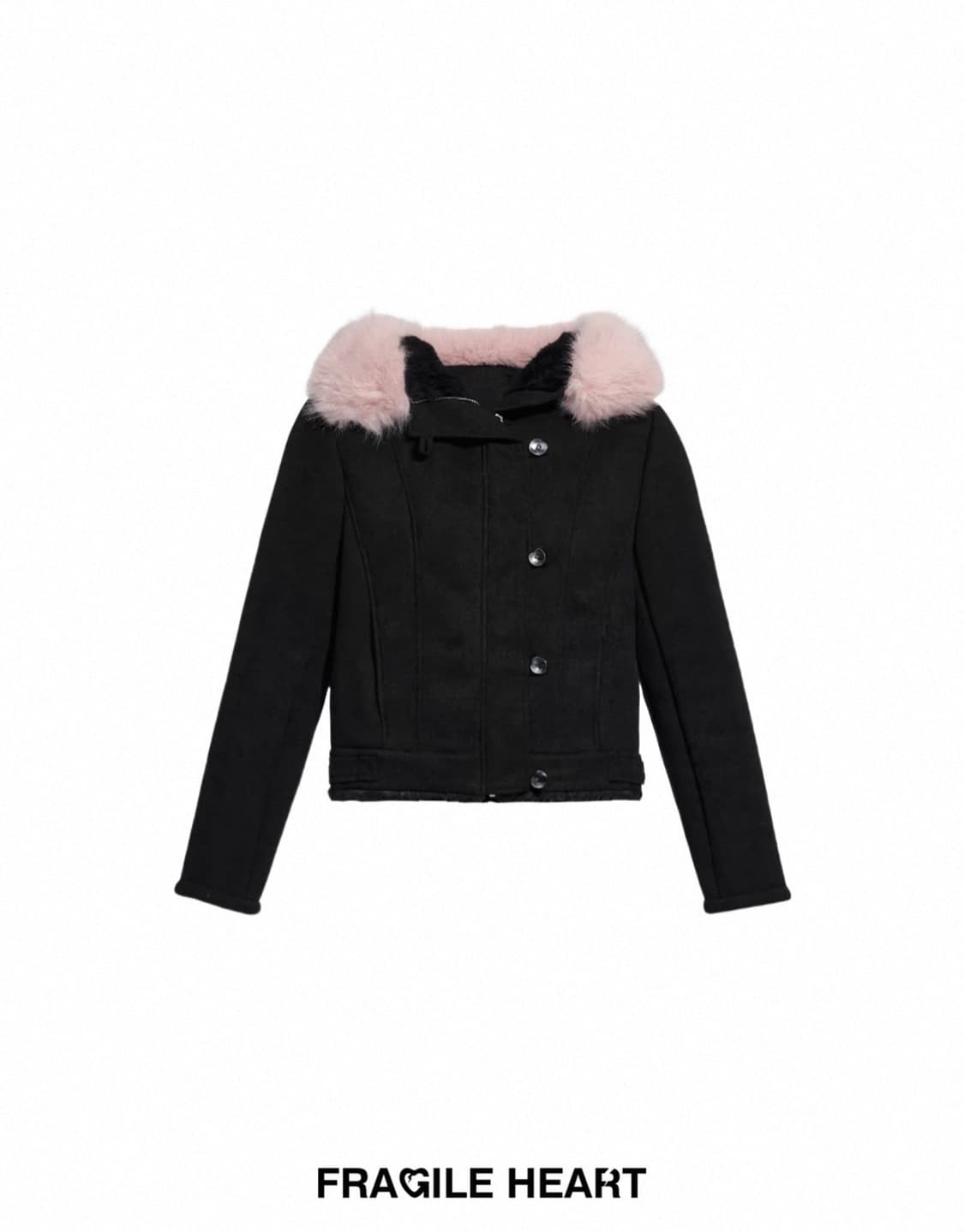 Fragile heart 프레질 하트 퍼 후디 자켓 집업 상품이미지4