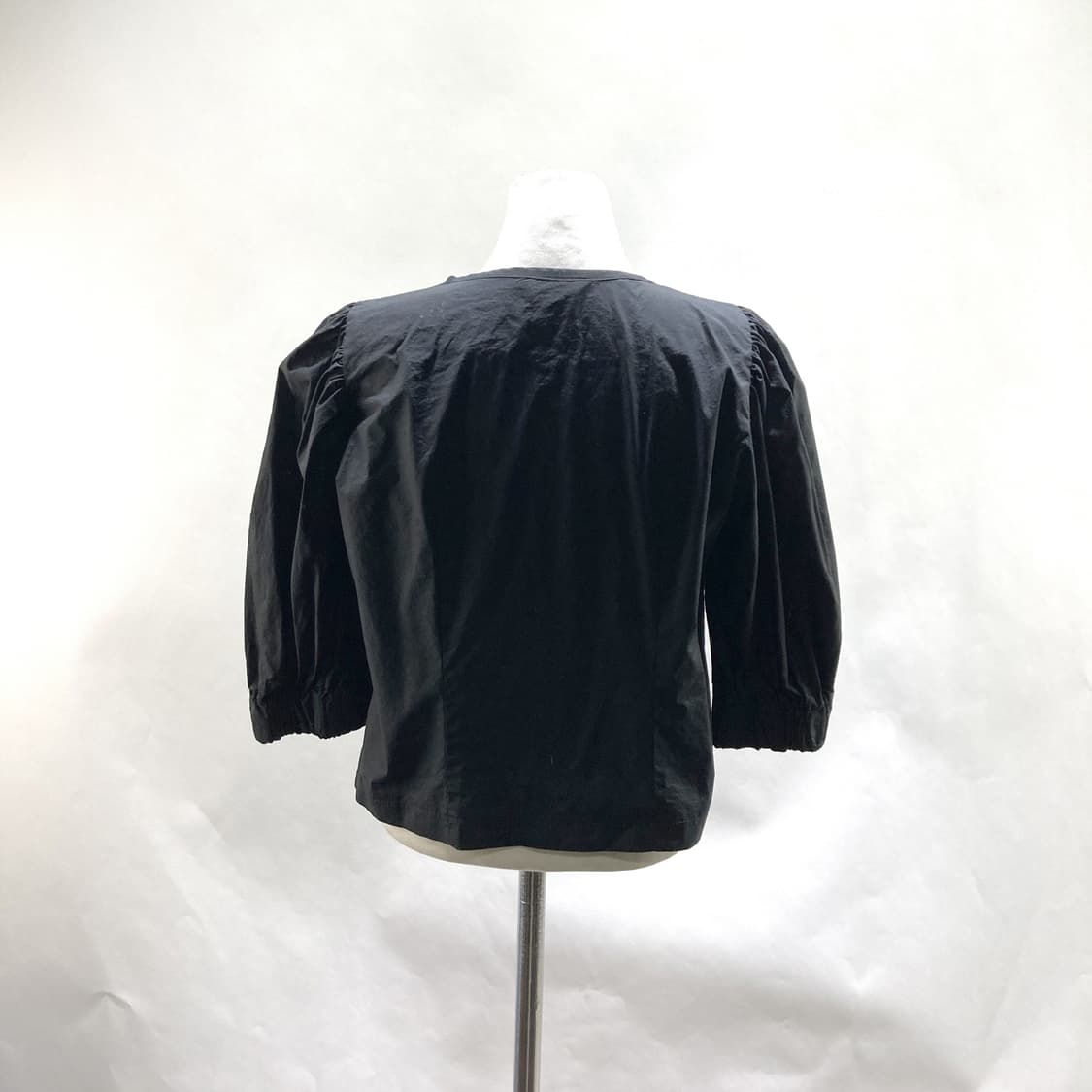 jmenngue 여성 소매7부 숏 블라우스 S 상품이미지3