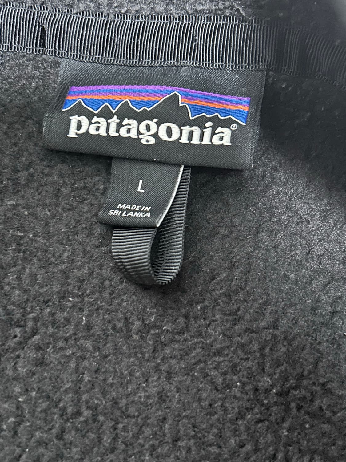 파타고니아 레트로 딥파일 플리스 풀집업 자켓 블랙 L(105) 상품이미지5