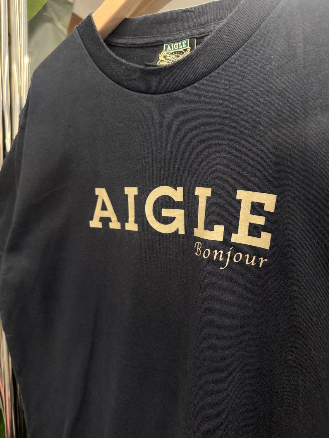 AIGLE 빈티지 프린팅 반팔티 상품이미지2