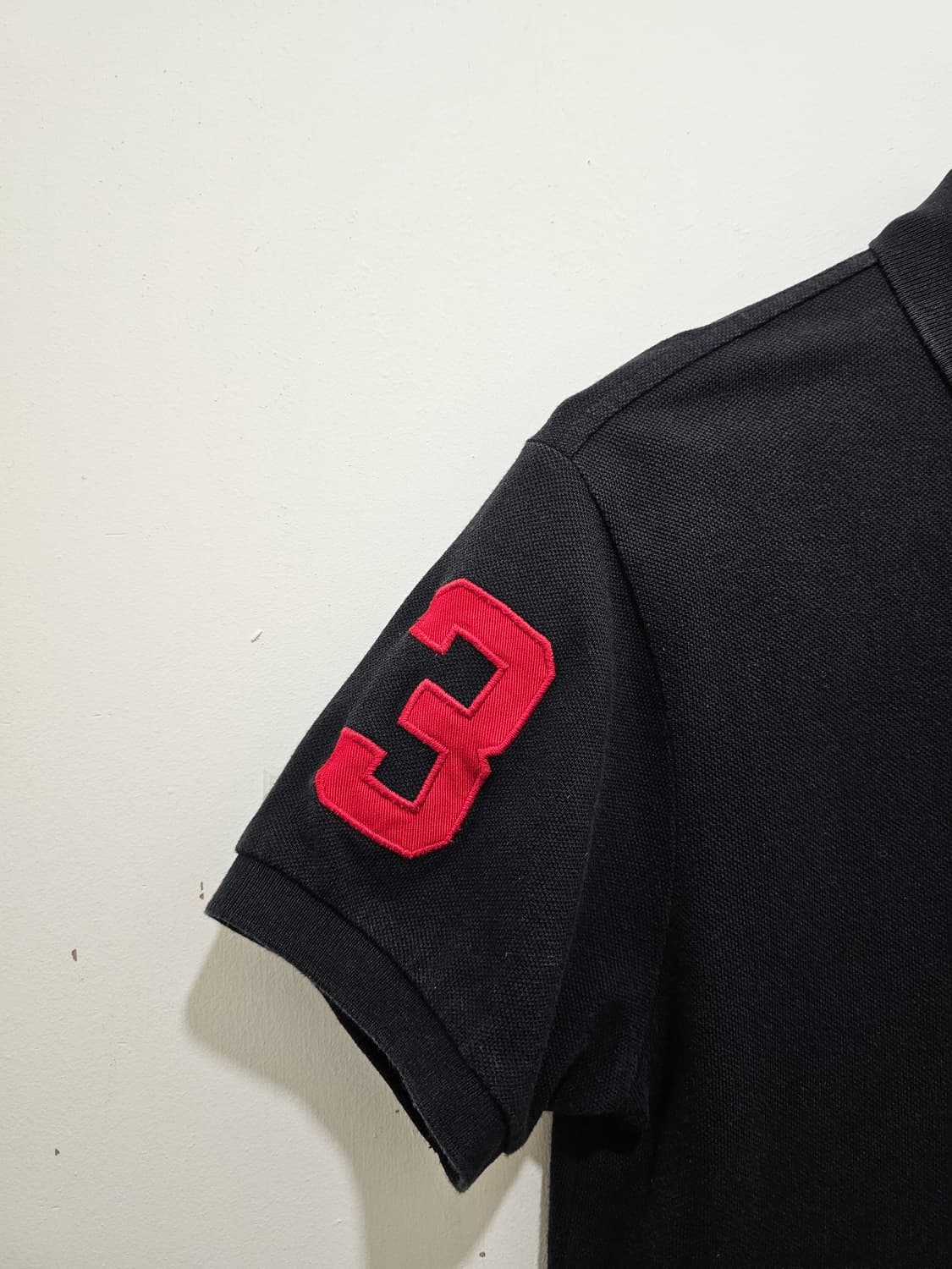 Polo Ralph Lauren 블랙 레드 빅포니 반팔PK 상품이미지3
