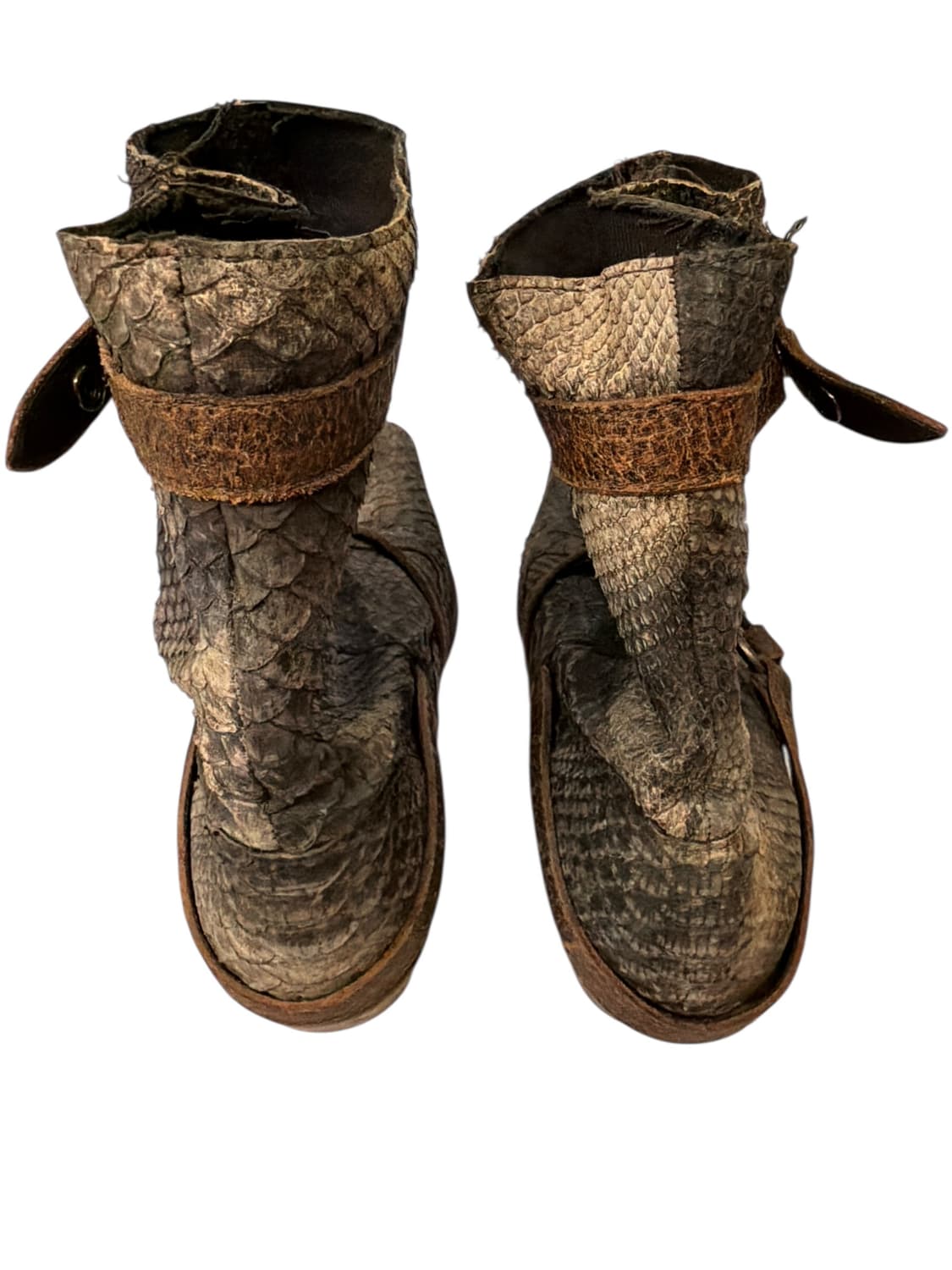 ALFREDO BANNISTER Alligator Snake Boots 상품이미지5