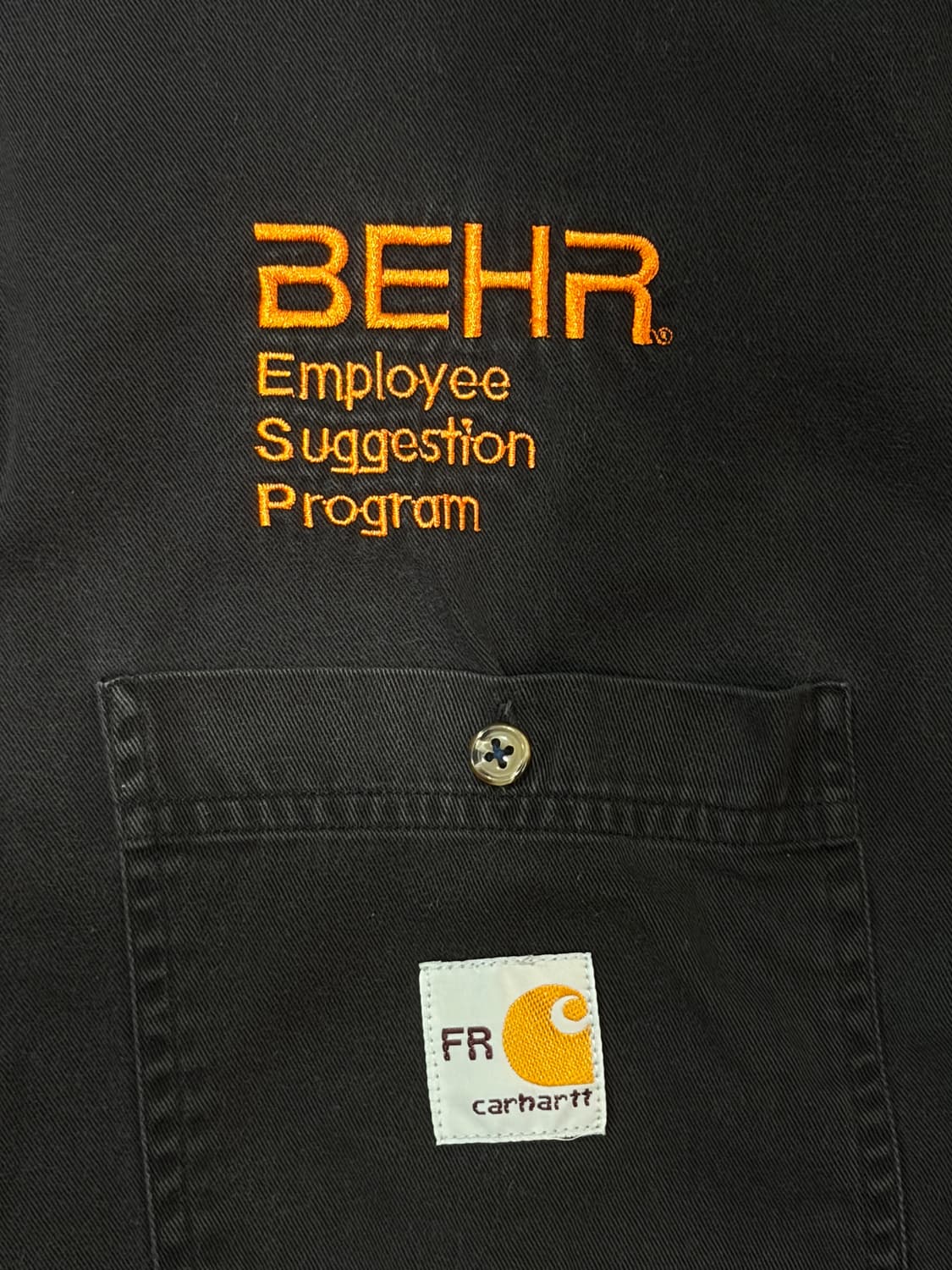 FR칼하트(Carhartt) 블랙 워크웨어 셔츠 상품이미지4