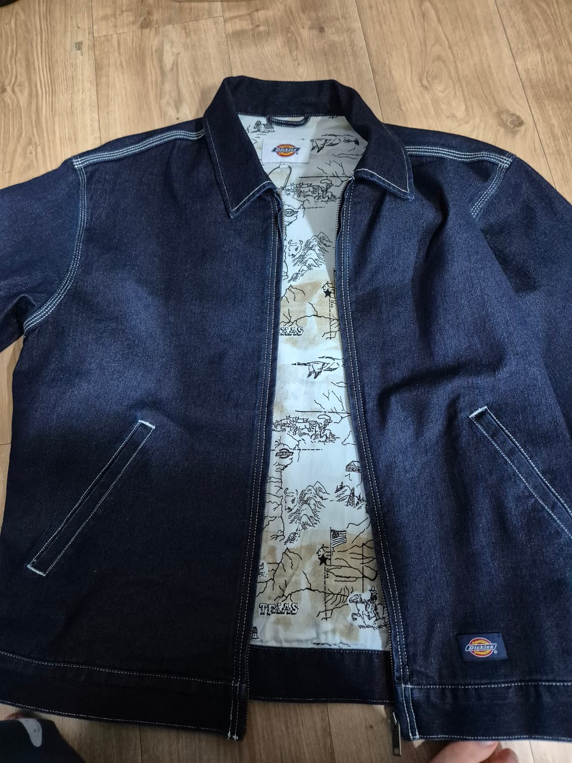 디키즈 릴렉스드 데님 자켓 L 상품이미지4