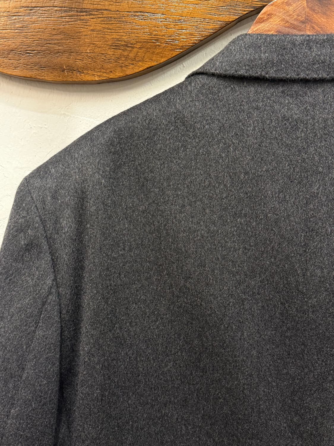 L) Cashmere 100% Charcoal Grey Tailored 상품이미지6