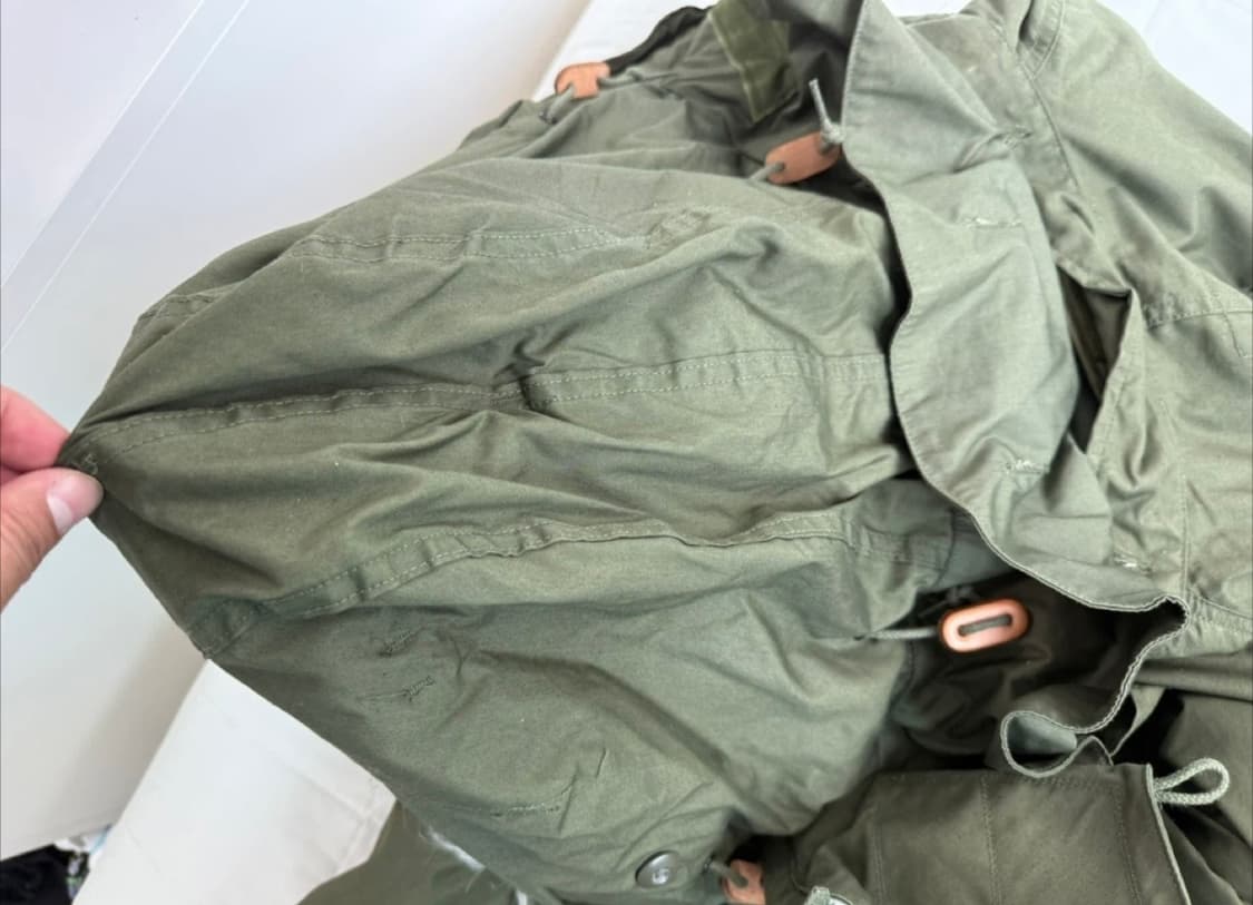 미군 오리지널 m-65 개파카 피쉬테일 상품이미지4