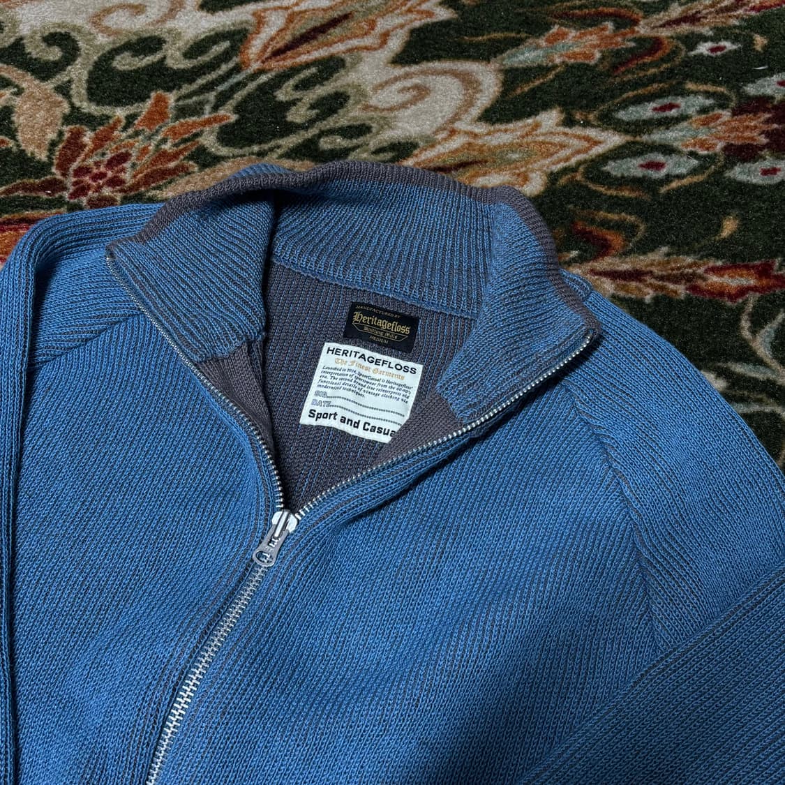 Heritagefloss Wool Double Knit Zip-Up M 상품이미지2