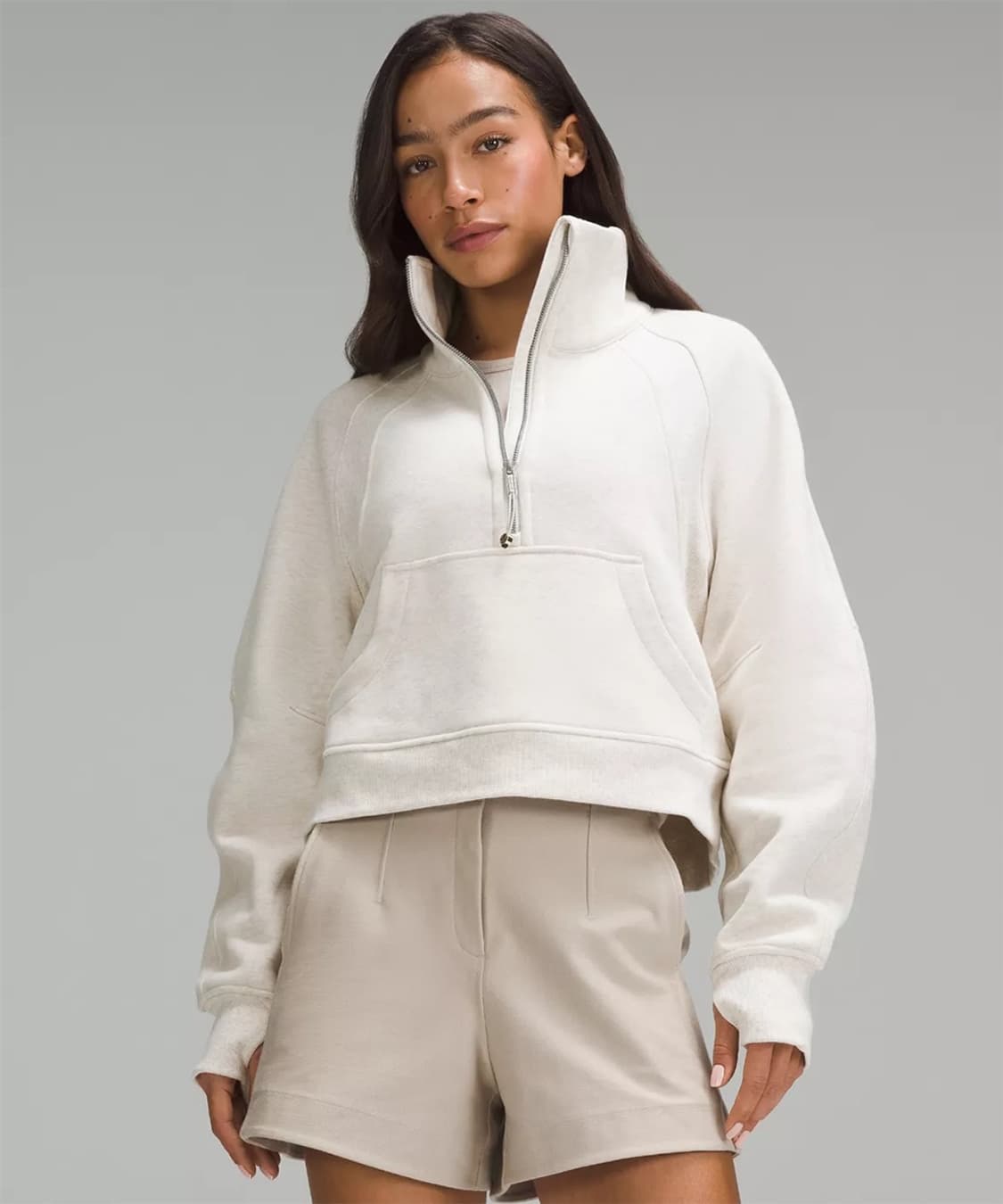 룰루레몬 스쿠바 오버사이즈드 퍼넬넥 하프집 상품이미지1