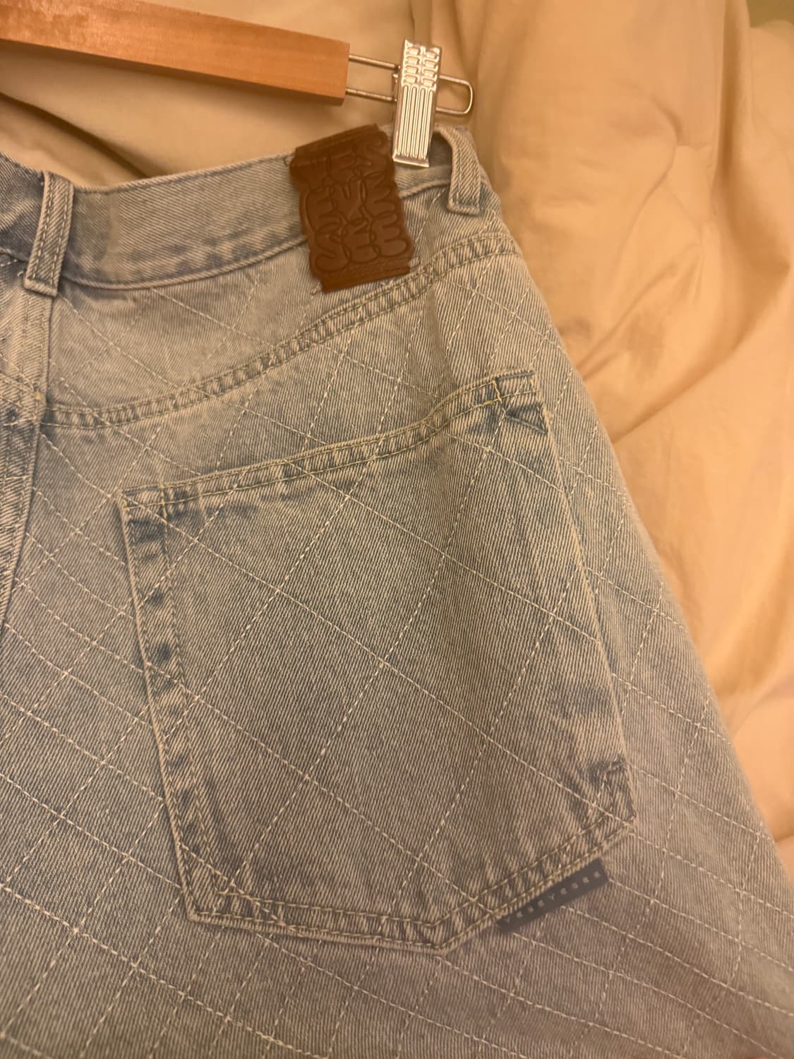 예스아이씨 퀄팅패턴 팬츠 m 상품이미지3