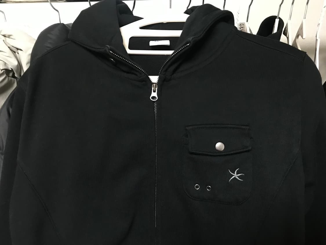 TCM easy pocket hooded zip-up (black) 상품이미지3