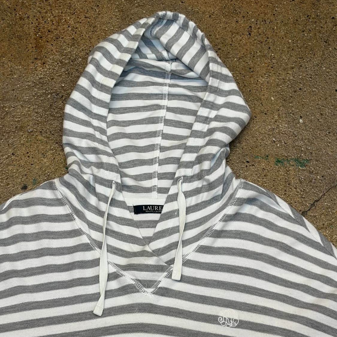 00s 미국 빈티지 폴로 랄프로렌 스트라이프 후드티 후드집업 상품이미지3
