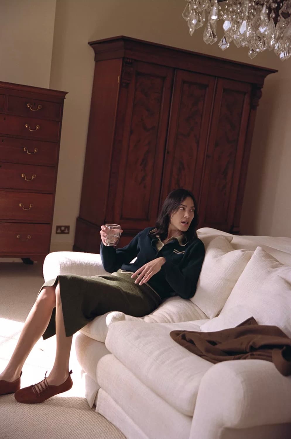 스웨이드 스포티 플랫슈즈 zara 상품이미지2