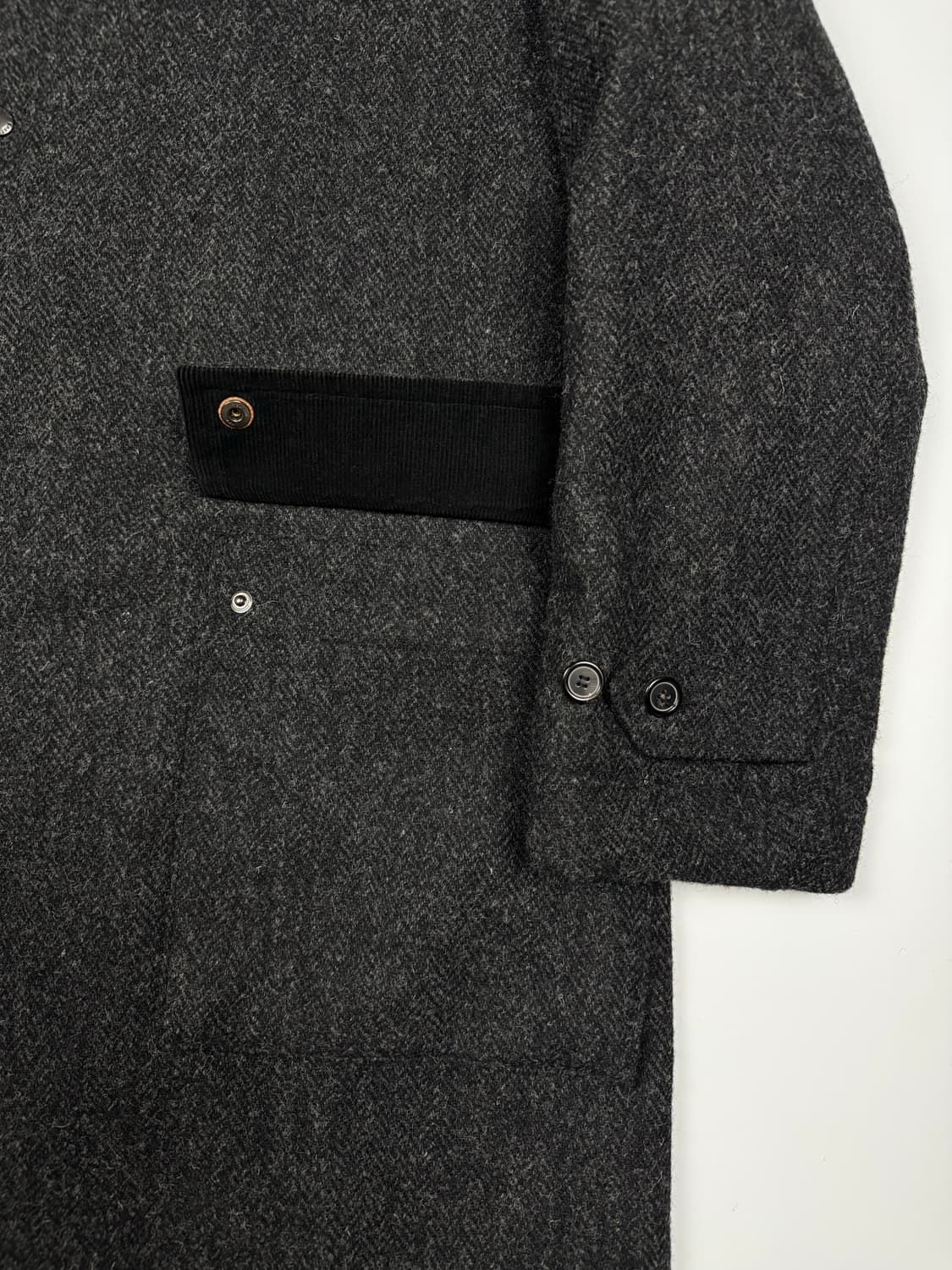 (105) 이스트로그 해리스트위드 오피서 코트 상품이미지5