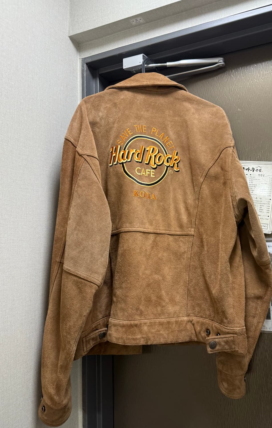 하드락카페 스웨이드 가죽 자켓 상품이미지2