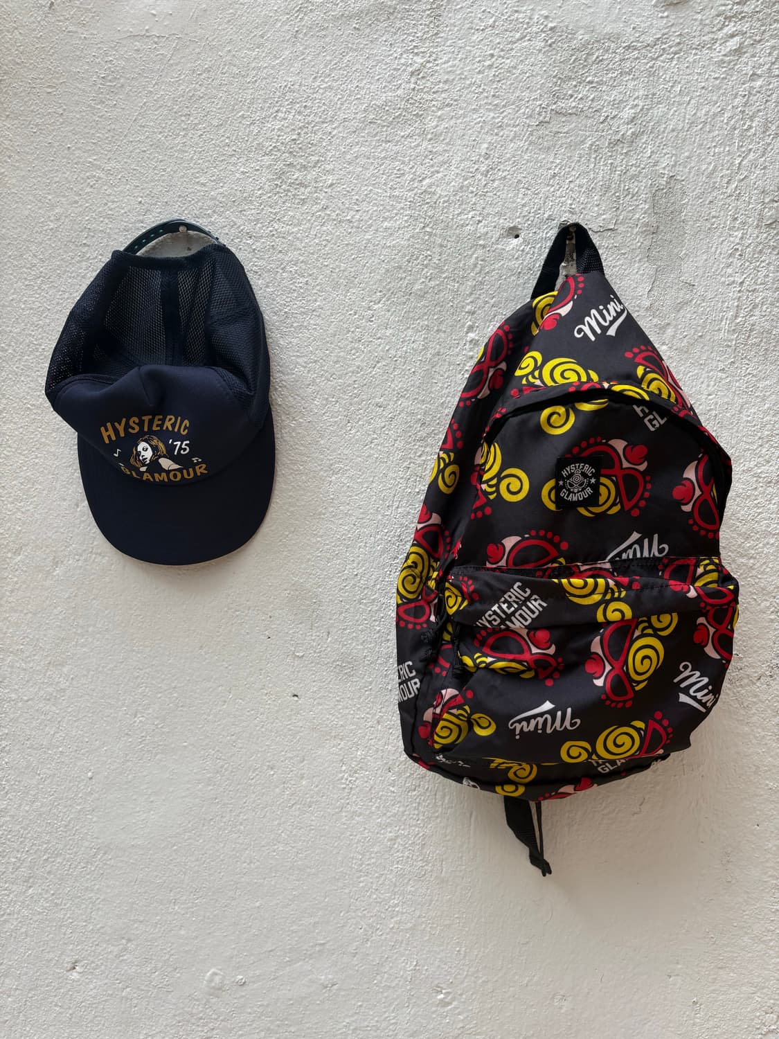 Hysteric Glamour Navy Mesh Trucker Cap 상품이미지4