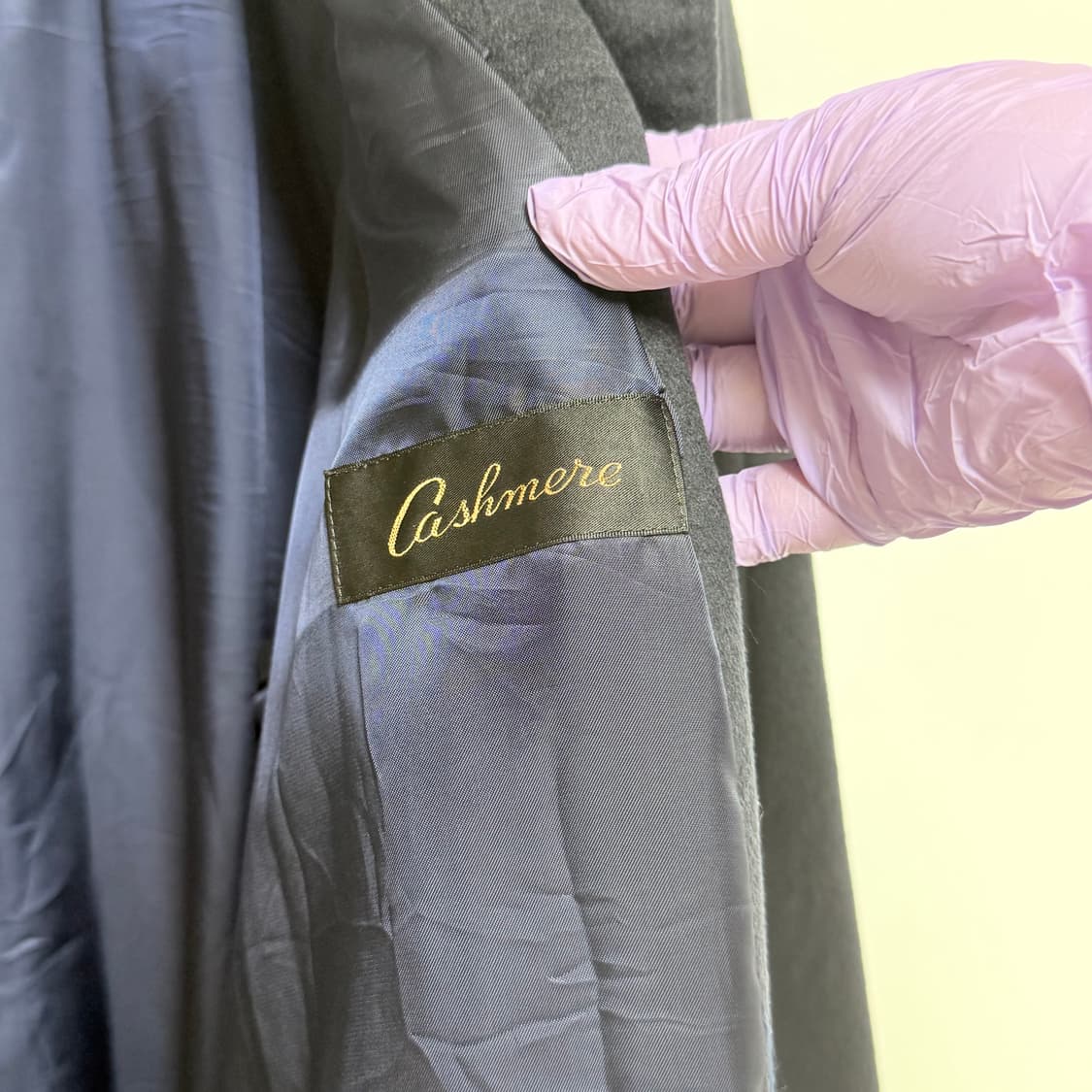 [캐시미어 100%] 여성 블랙 롱 코트 상품이미지6