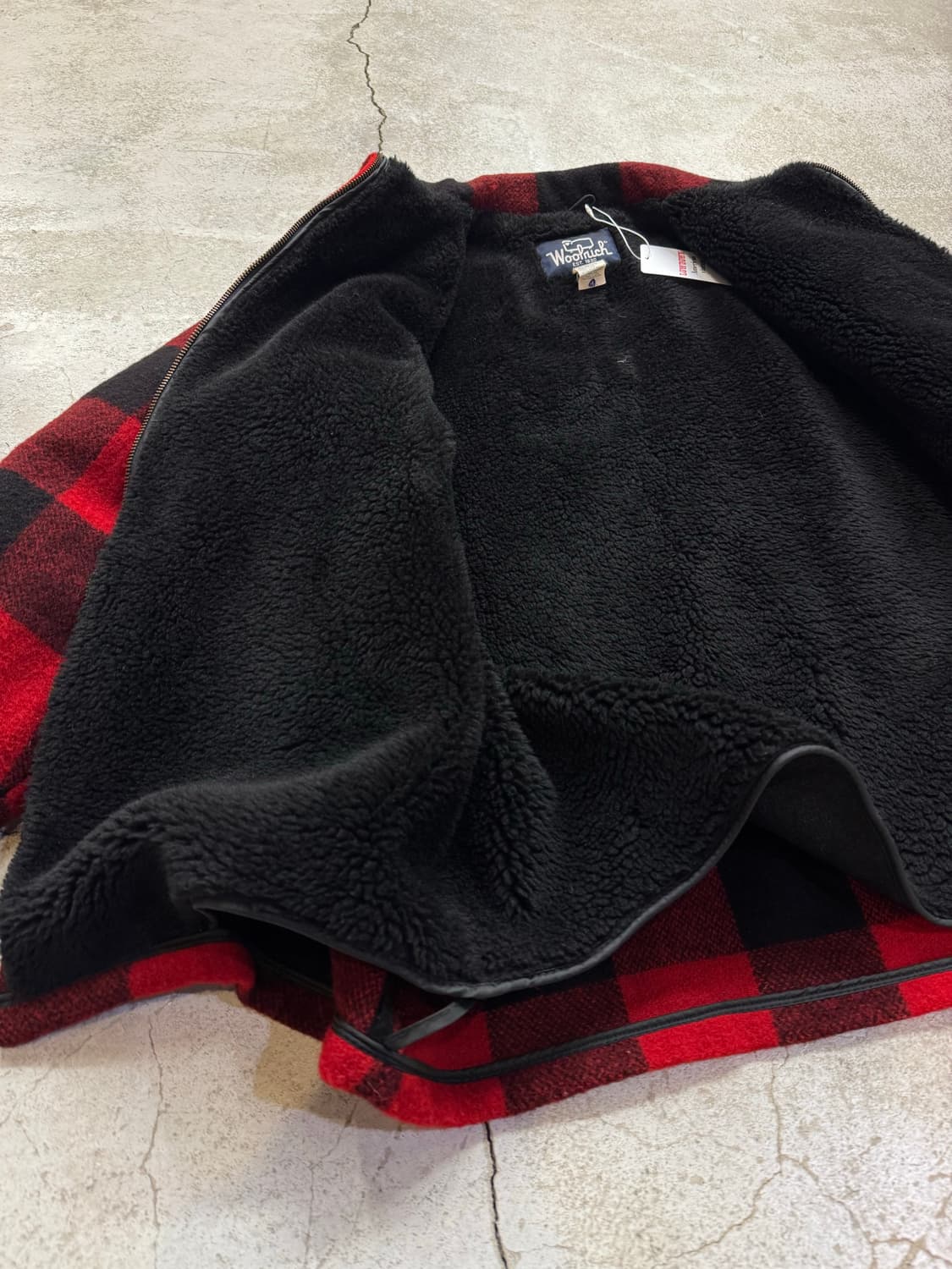 80s 울리치 버팔로 울 쉐르파 자켓 상품이미지8
