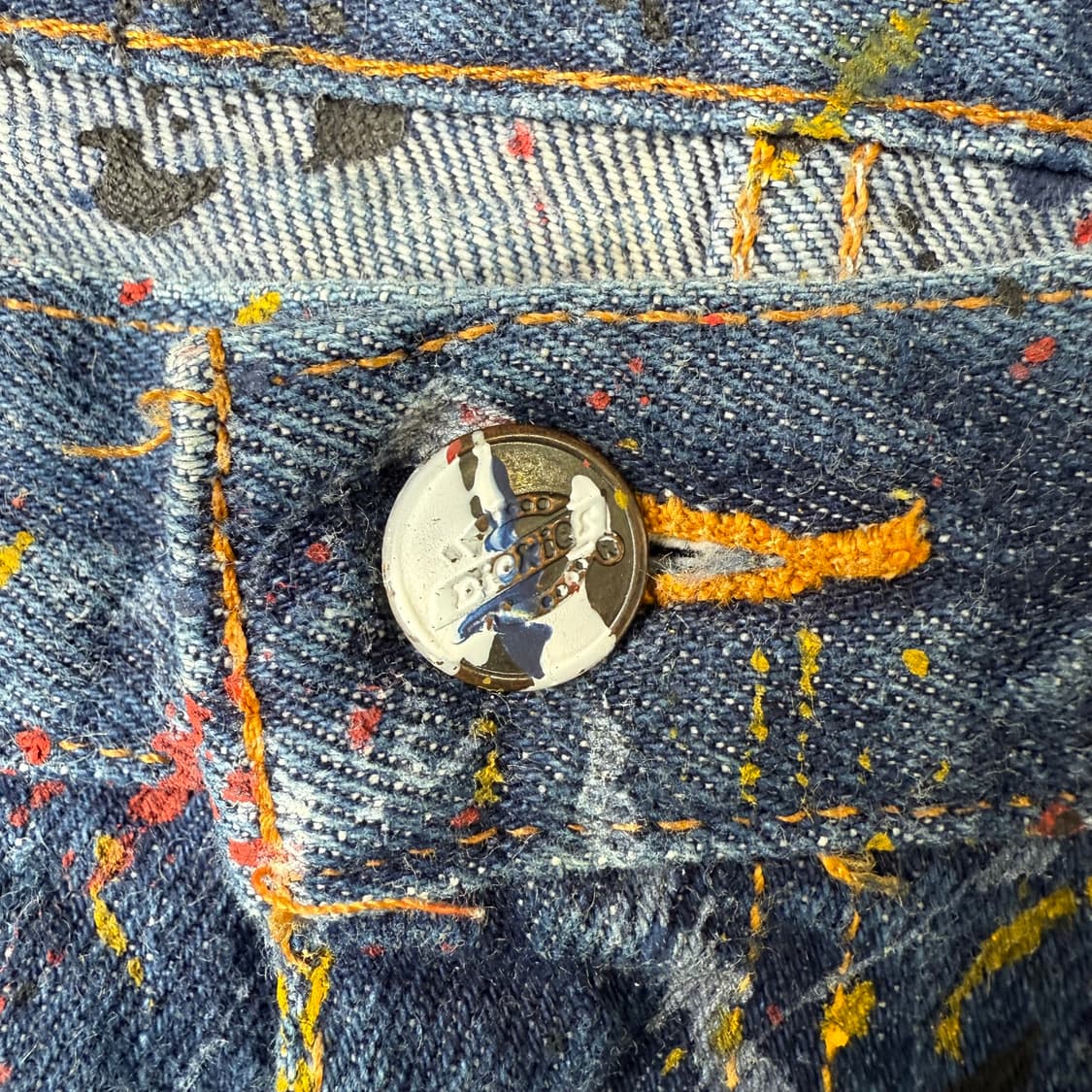 디키즈 페인팅 더티워싱 데님팬츠 상품이미지3