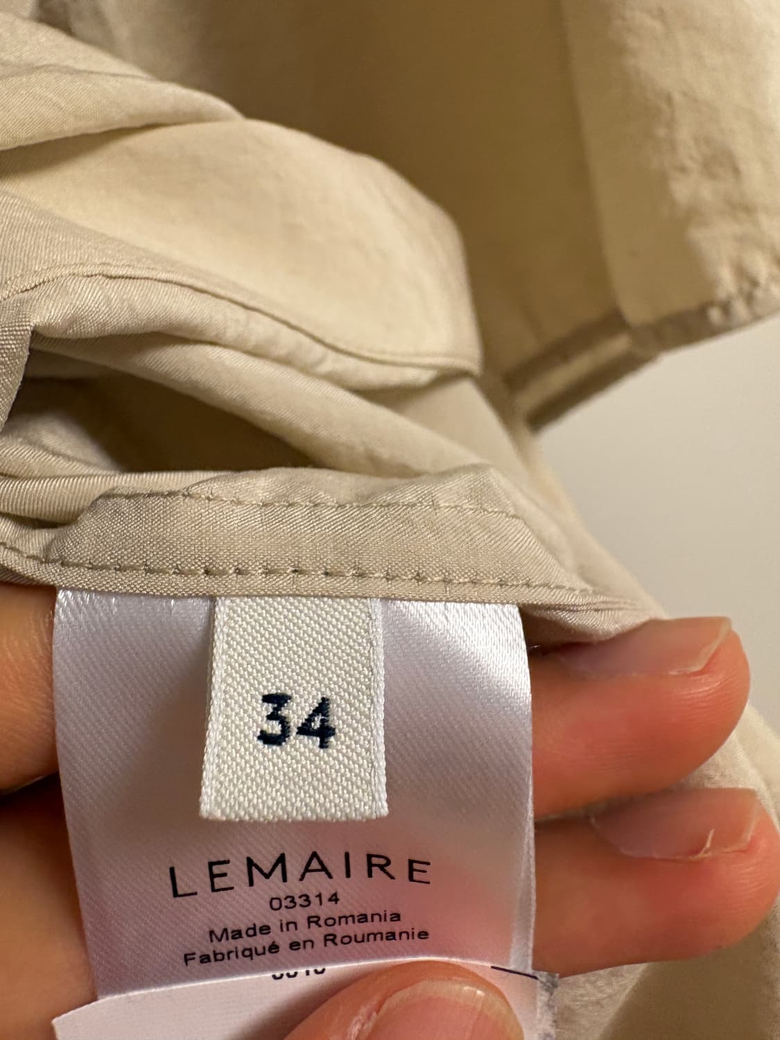 Lemaire soft collar top 34 상품이미지2
