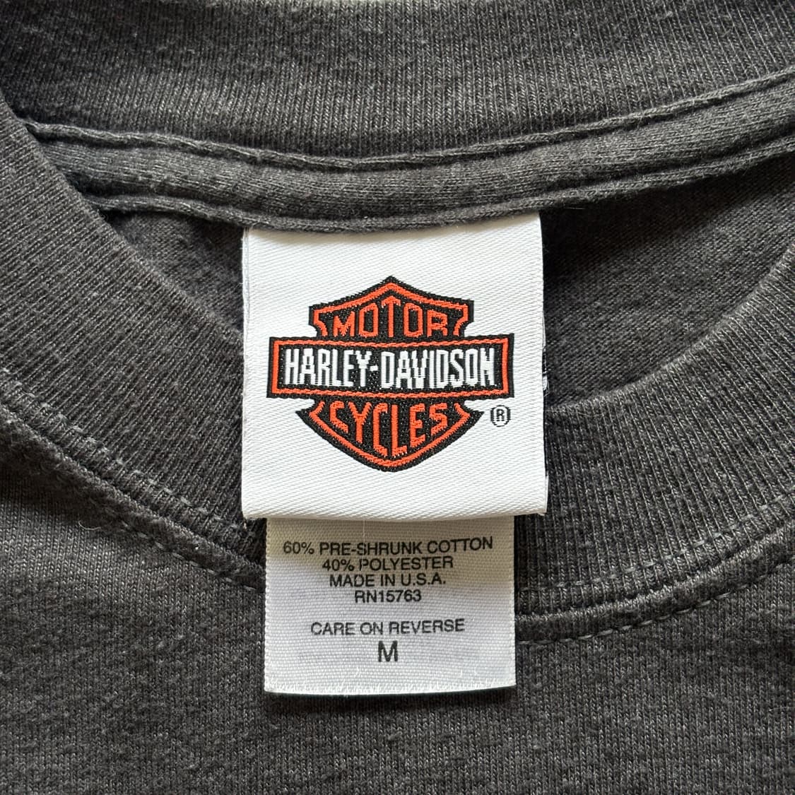 빈티지 할리데이비슨 라이트닝 롱슬리브 티셔츠 상품이미지6