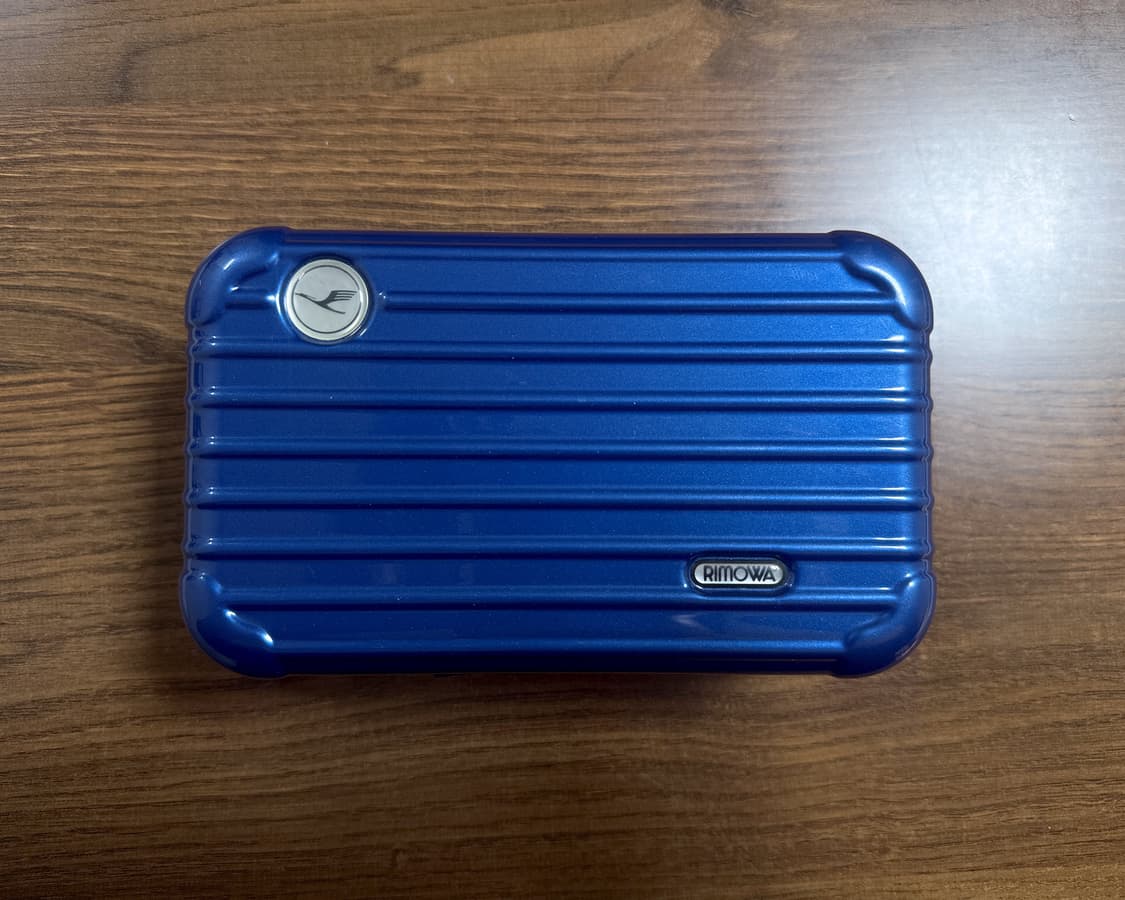 리모와 루프트한자 파우치 블루 상품이미지1