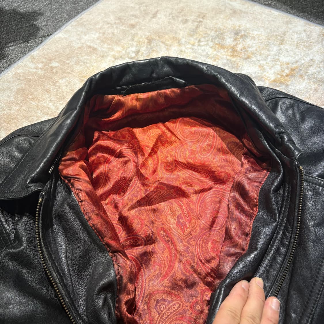 빈티지A-1 양가죽 리얼레더자켓 상품이미지5