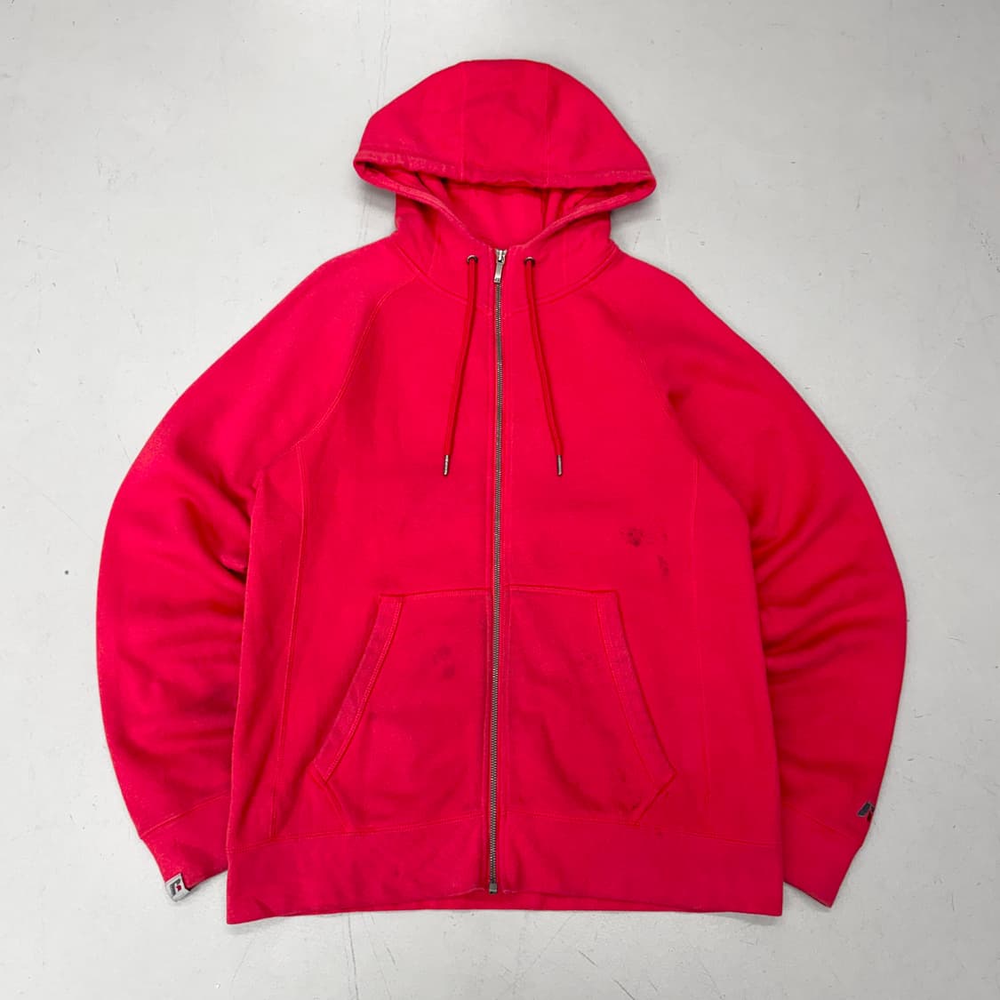 러셀 빈티지 후드집업 레드 상품이미지2