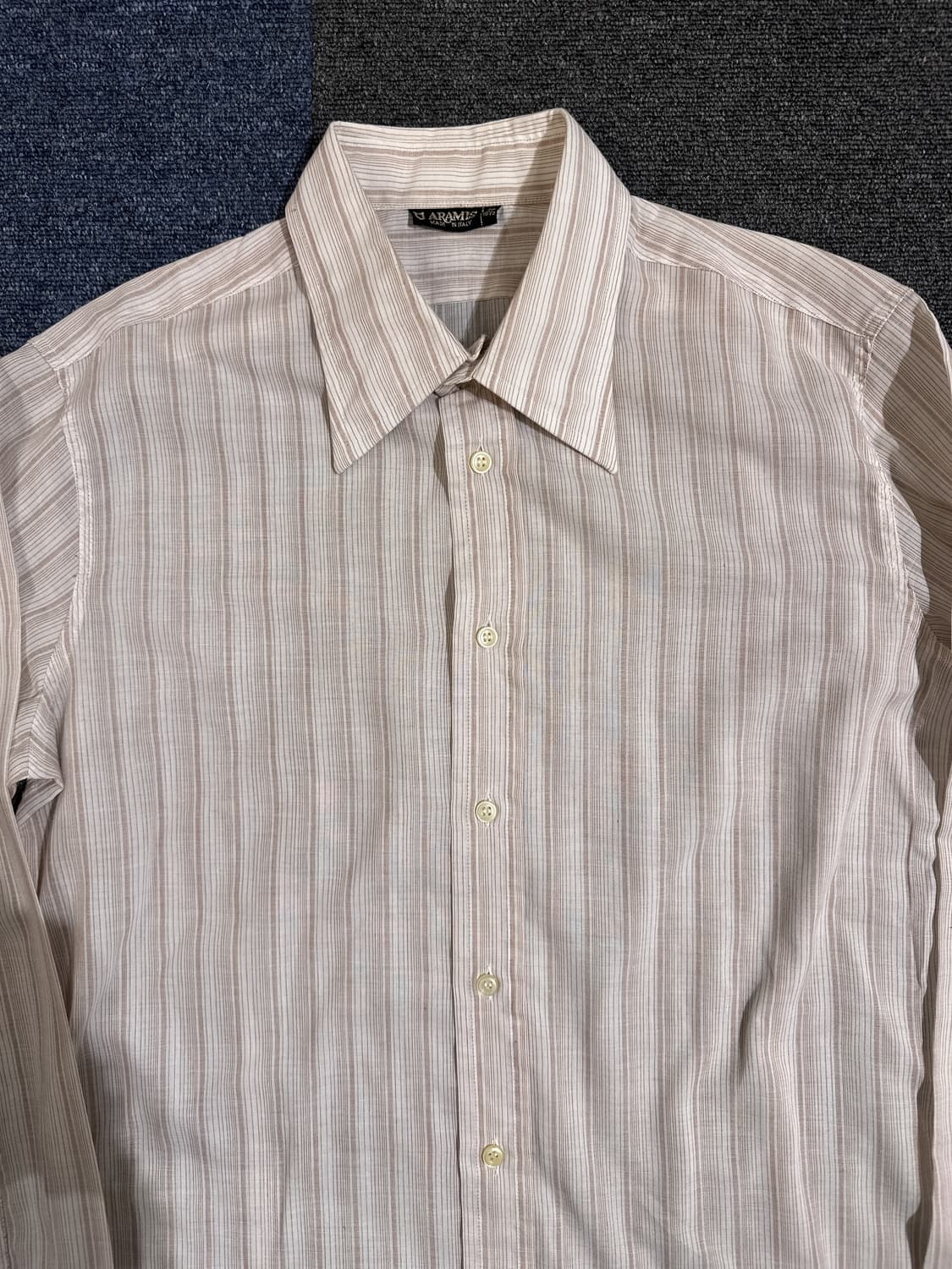ARAMIS Italy 스트라이프 셔츠 16½ 상품이미지2