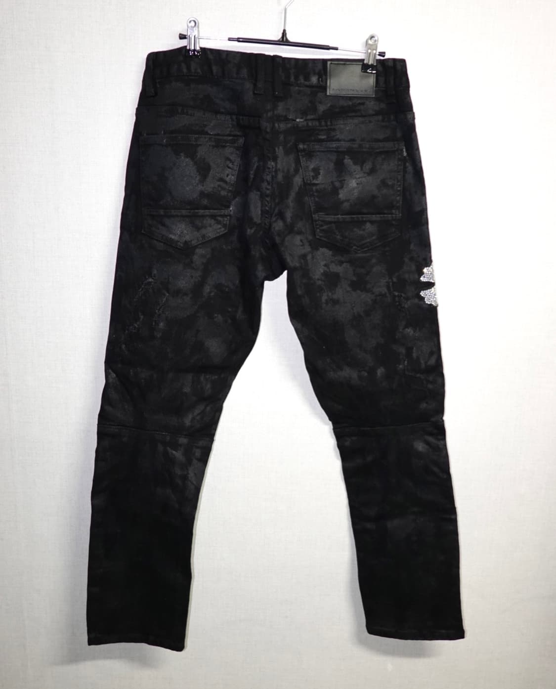 스네이크 & 크로스 스터드 블랙 진 상품이미지3