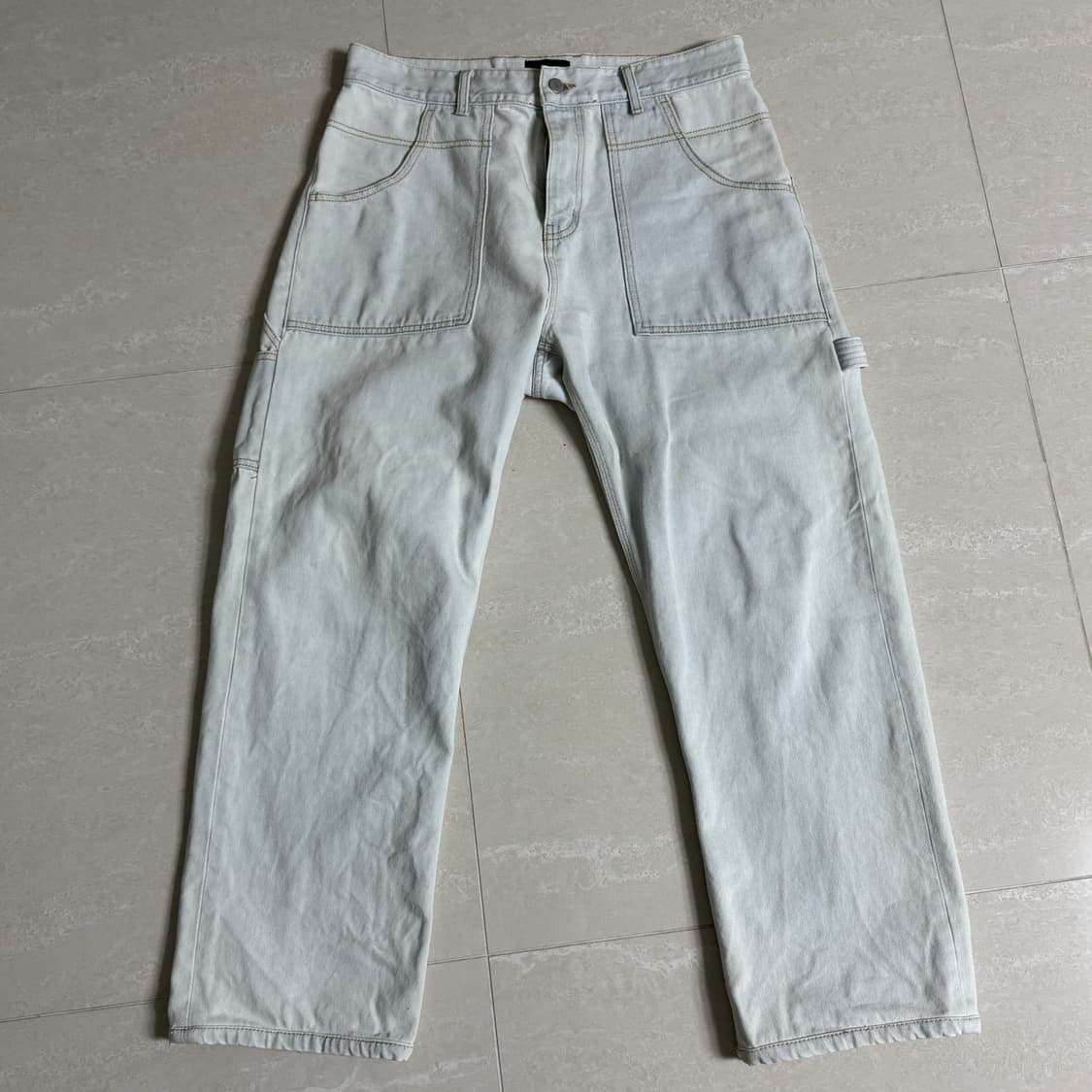 플라스틱 프로덕트 MPA 페인터 데님 라이트블루 청바지 상품이미지4