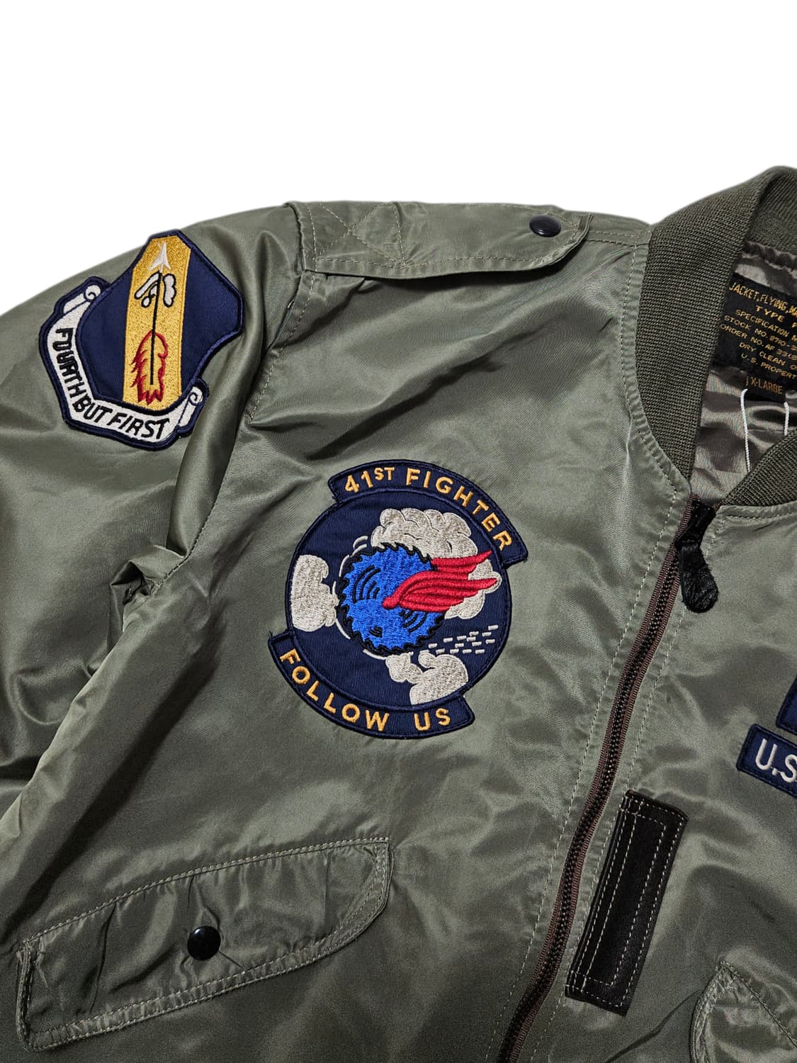 미공군 L2B 플라이트 자켓 항공점퍼 XL  상품이미지3
