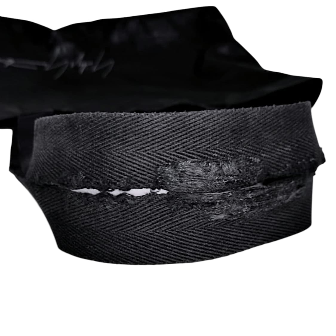 요지 야마모토 레터링 레더 토트백 상품이미지9