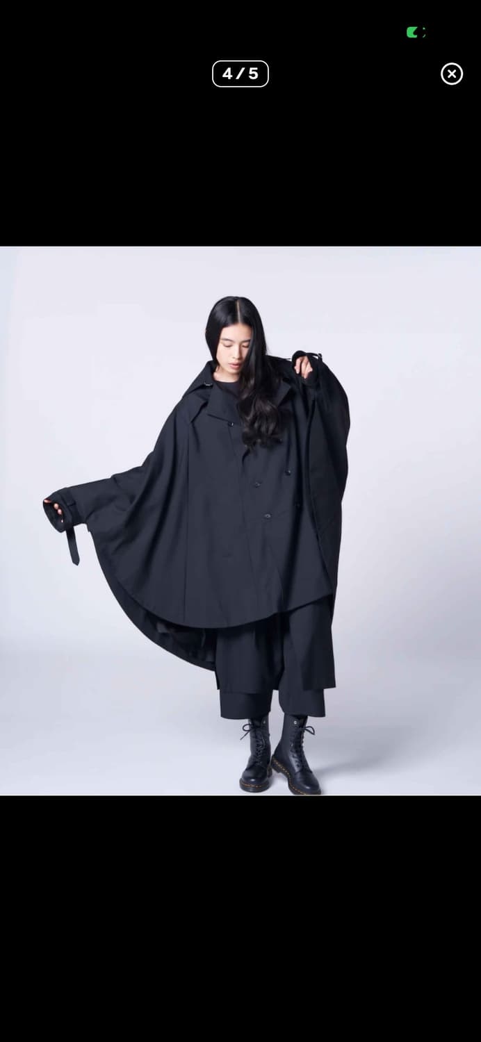 요지 야마모토 Ground Y 케이프 코트 상품이미지3