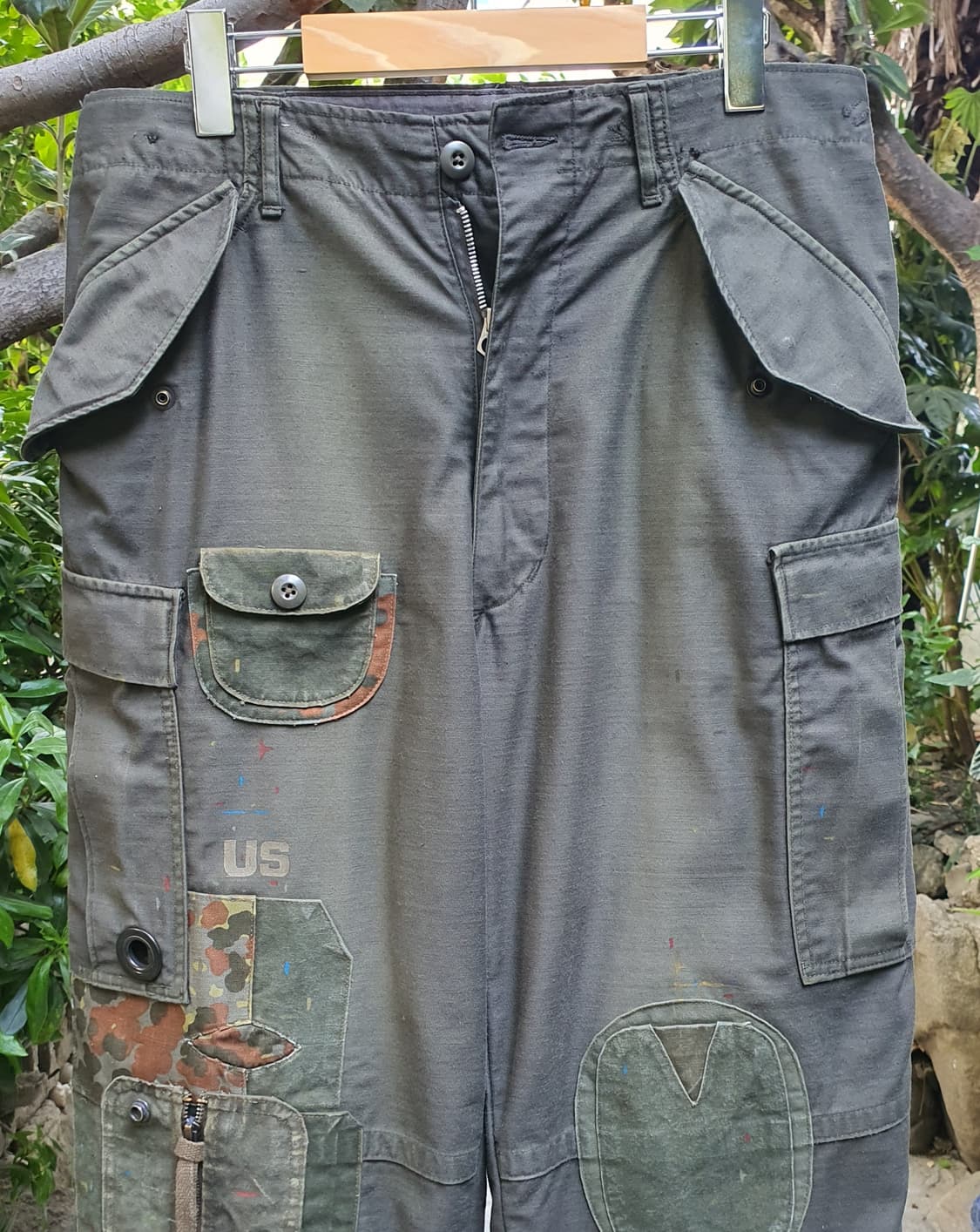 m65 팬츠 빈티지 커스텀 [업그레이드버전 /초기형/사이드지퍼/썬페이딩 상품이미지3