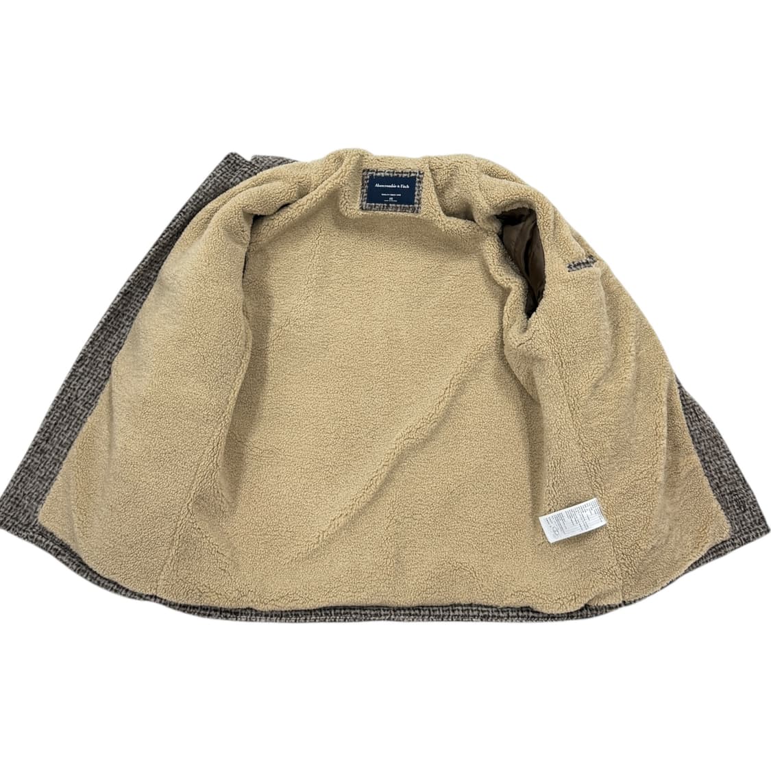 아베크롬비 빈티지 체크 쉐르파 자켓 XS 상품이미지2