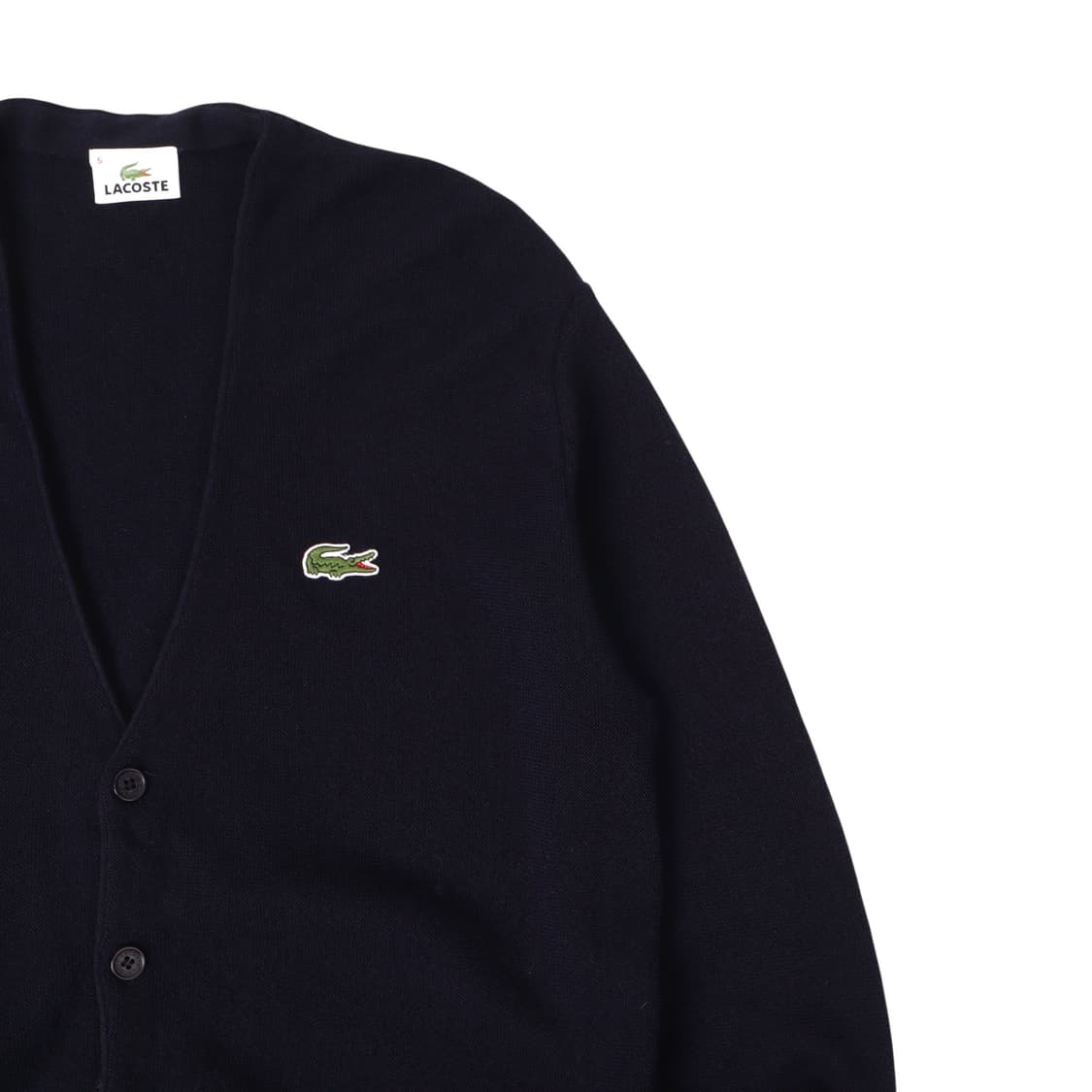 라코스테 네이비 울 가디건 상품이미지3