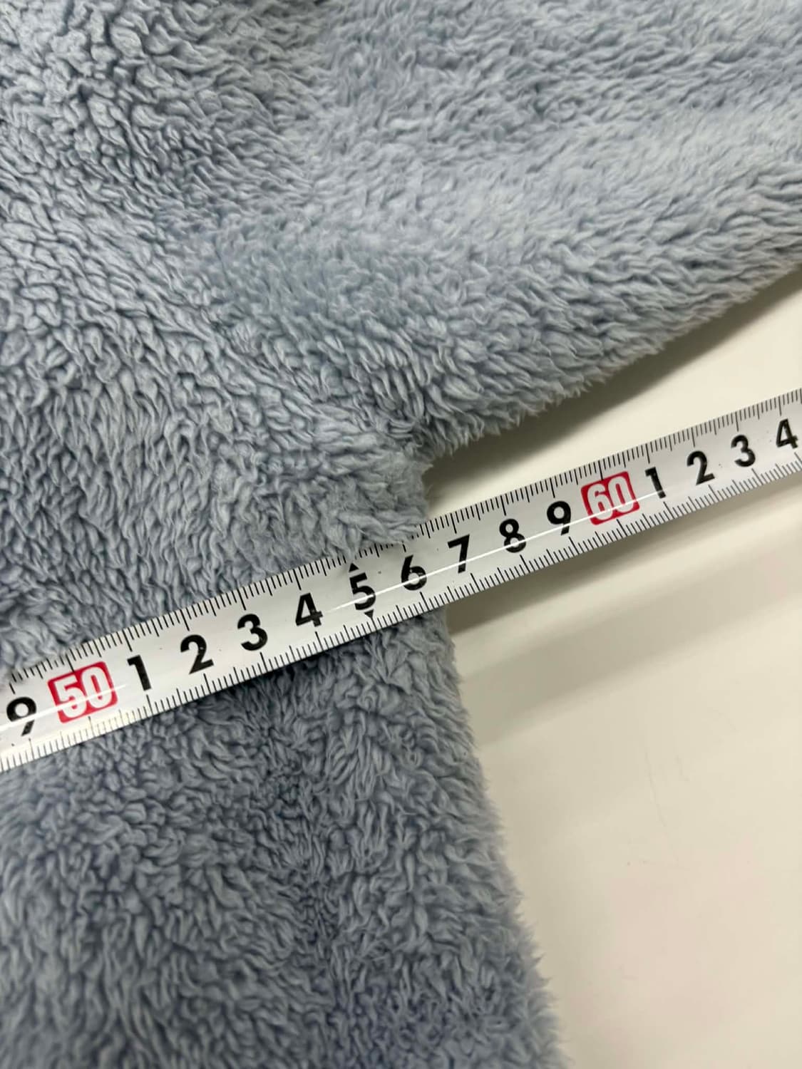 후아유 스카이블루 플리스 후드집업 희귀져지(M) 상품이미지6