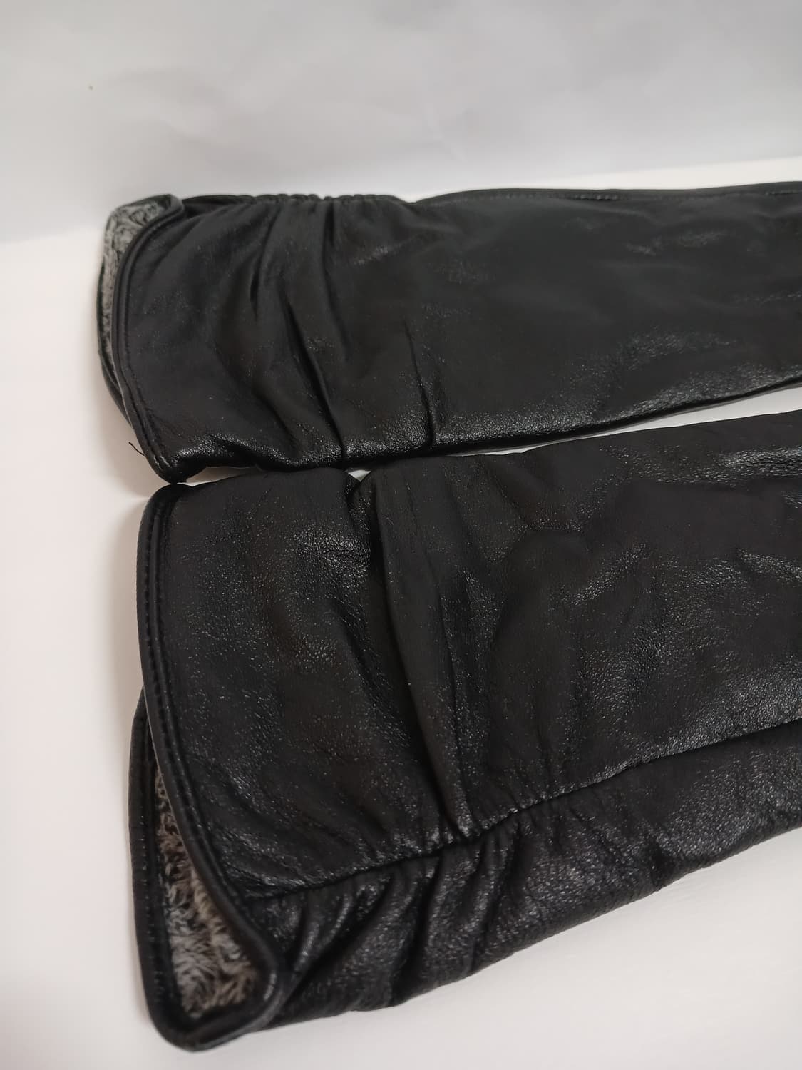 (새상품,S,작은손)형지 양가죽 롱장갑 35센치(보아퍼 안감) 상품이미지3