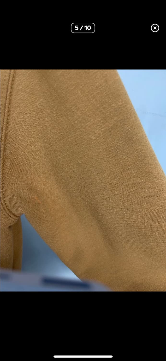 칼하트 브라운 포켓로고 후드집업 A3121 상품이미지5