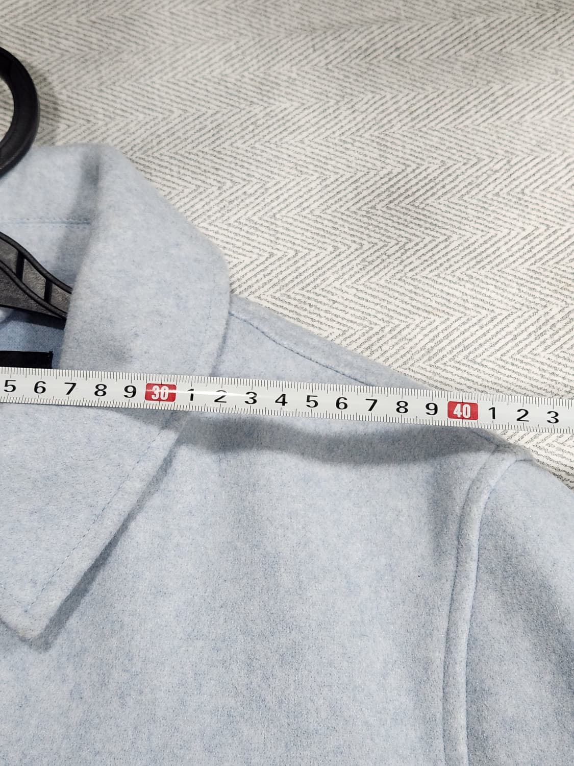 [L] 자라 zara 하늘색 블루종 자켓 여성 L 상품이미지10