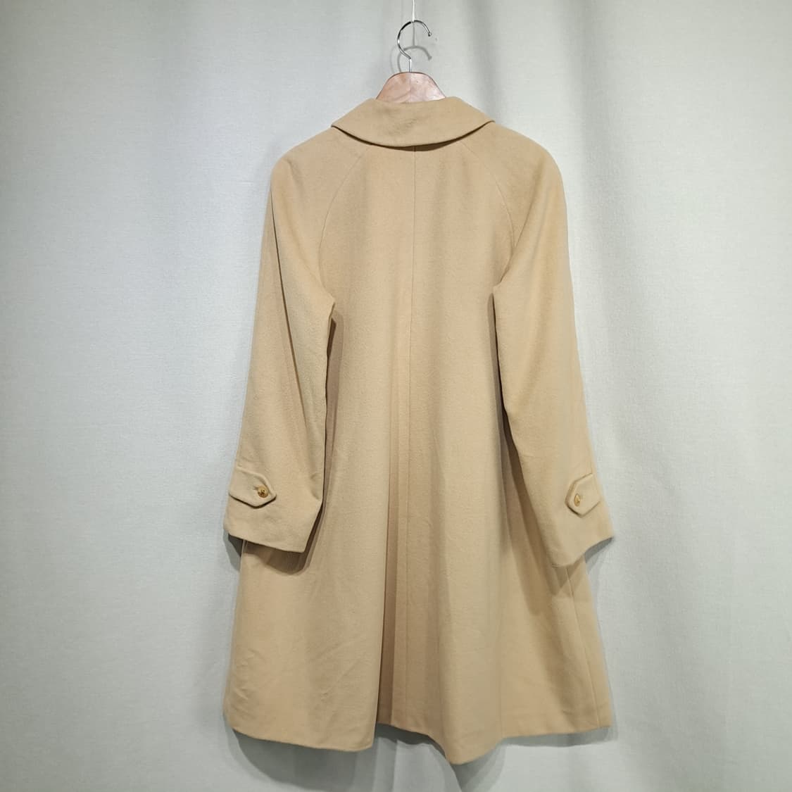 CN984W L 버버리 일본판 베이지 앙고라 블렌드 롱코트 상품이미지9