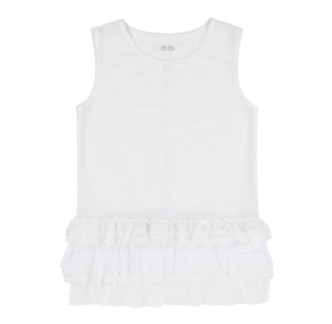 팬시클럽 도트 레이어드 원피스 (WHITE) 상품이미지1