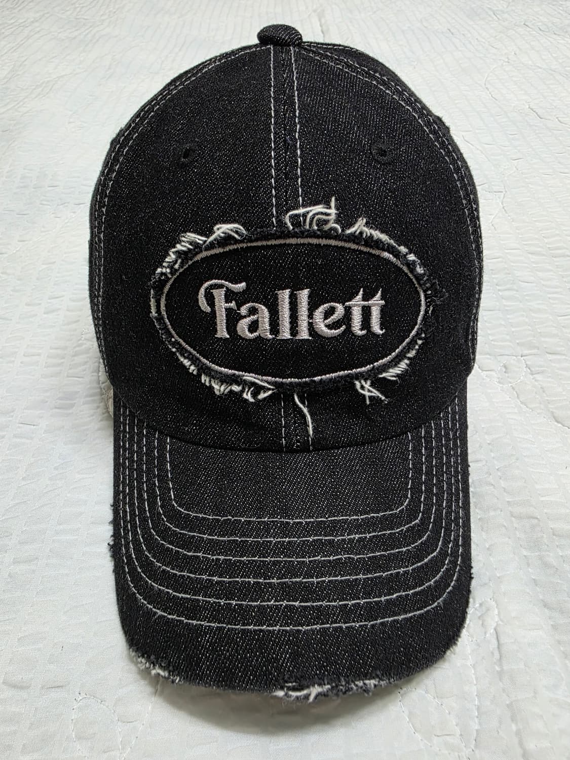 팔렛 빈티지 인디고 데님 블랙 모자 볼캡 야구모자 Fallett 상품이미지1