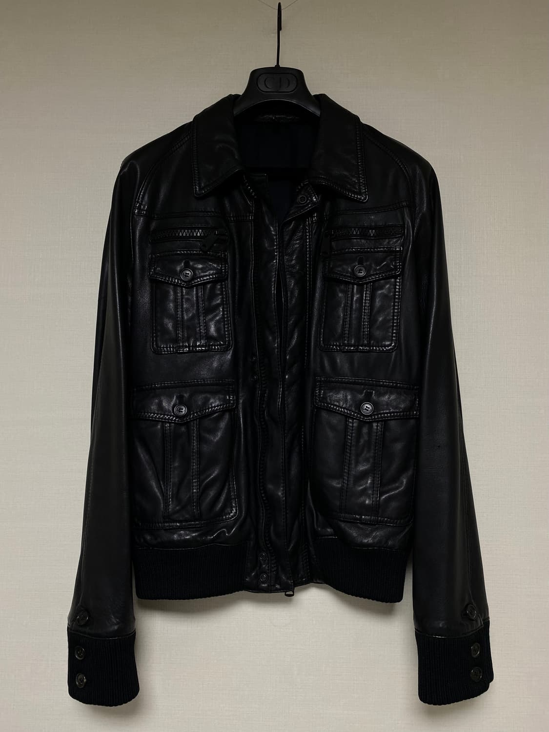 2006FW Dior HOMME LEATHER JUMPER 상품이미지3