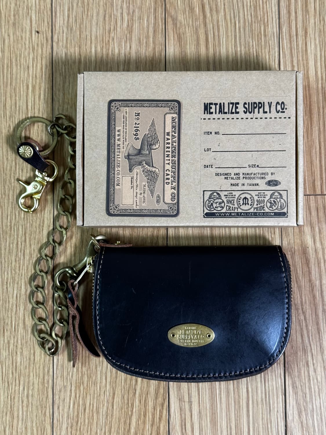 Metalize Supply co 티코어 지퍼지갑 & 지갑 체인 상품이미지1